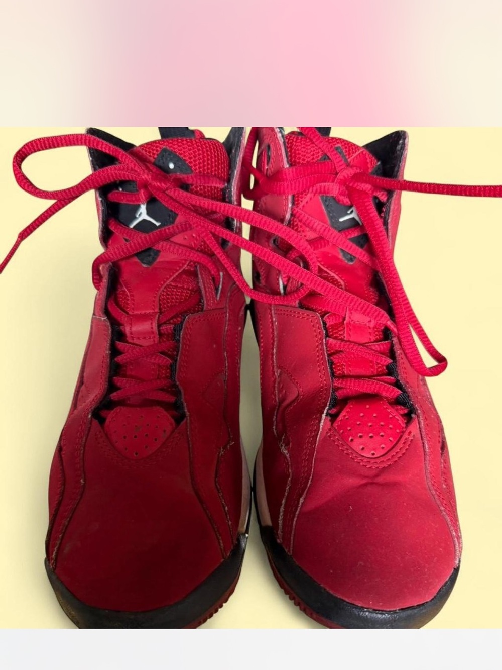 Jordan Women's Red High-Top Athletic Sneakers